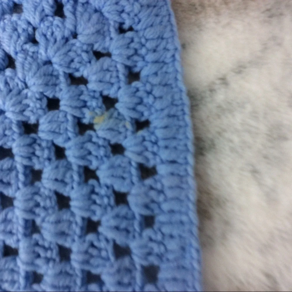 Handmade Crochet‎ Doilies Circle & Squares 3PC Set